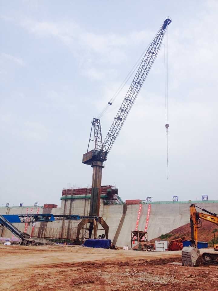 中建四局某水電站安裝HMS8000門(mén)座式起重機(jī)安全監(jiān)控系統(tǒng)一